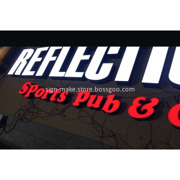 Custom LED Shopfront Lights Sign Letter for Business